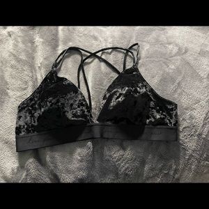NWT - PINK by VS-  size XXL crushed velvet bralette